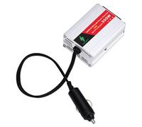 Onduleur de voiture 300 W - Boîtier en métal ABS - Adaptateur de chargeur solaire - Convertisseur DC 12 V AC 220 V - Indicateur LED - Protection de sécurité - Onduleur de véhicule multifonction
