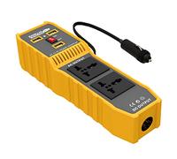 Onduleur de voiture 400 W DC 12 V vers AC 110 V convertisseur haute fréquence sinusoïdale modifiée avec 3 ports USB 2 prises pour ventilateurs, ordinateurs, téléphones portables, charge rapide Mufti