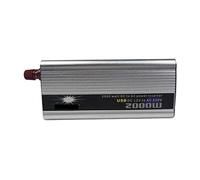 Onduleur de voiture à onde sinusoïdale pure 12V 220 500W 1000W 1500W 2000W Convertisseur de tension CC à CA Modifié Transmission de puissance à onde sinusoïdale pure Électricité Aluminium(2000W,12V_60