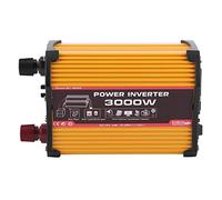 Onduleur de Voiture Aramox Double USB 300W Convertisseur de Puissance Automatique Adaptateur à Onde Sinusoïdale Modifiée Onduleur de Tension de Puissance (12V à 220V)