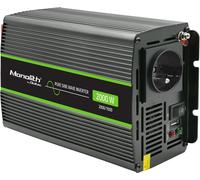 Onduleur de voiture Qoltec Monolith 1000W/2000W 12V à 230V sinusoïdal pur