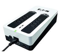 Onduleur Eaton 3S 700 IEC - 700VA, 8 Prises IEC, Silencieux, 2 Ports USB-A, Interface USB, Noir & Blanc - Protection surtension et Alimentation de Secours (3S700I)
