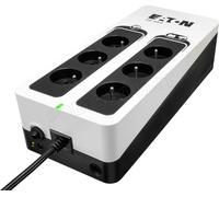 Eaton Onduleur 3S 450 FR – 450 VA Off-line, 6 prises FR, parasurtenseur, silencieux – Noir/Blanc