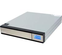 Onduleur en ligne pour rack, marque Phasak, modèle PH 9315 1500 VA, idéal pour l'informatique et les systèmes critiques, avec double conversion, batteries externes, connecteurs RJ45, LCD et gestion SN