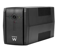 Ewent Alimentation sans Interruption,Off-Line UPS,Onduleur 780VA (390W) 250V,Protection Contre Les surtensions et Les coupures de Courant,2 Prises Schuko EU,AVR Line Interactive pour PC,Modem,Console