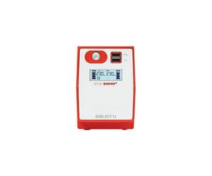 Onduleur externe - SALICRU - SPS SOHO+ SPS 850 SOHO+ IEC - 480 Watt - 850 VA - 4 connecteurs de sortie