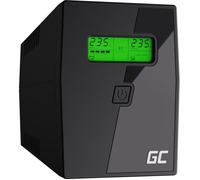 Green Cell UPS02 alimentation d'énergie non interruptible Interactivité de ligne 0,8 kVA 480 W 2 sortie(s) CA