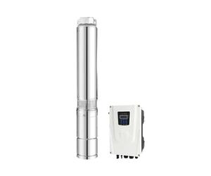 Onduleur hybride à énergie solaire, pompage Submersible, fonction AC/DC 110V 220V, débit d'eau, heure for l'agriculture(220V 9-211)