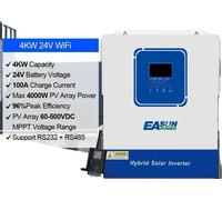 Onduleur hybride, haute efficacité, communication intelligente, SMG-II-4KW-24V-Wifi