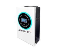 Onduleur hybride photovoltaïque 48 V 6200 W, Pure Sine Wave, Work Without Battery, BMS