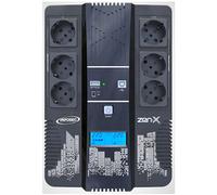 INFOSEC UPS SYSTEM Onduleur ZEN-X 1000VA 8 prises SCHUKO Noir Utilisation intérieure