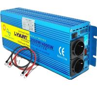 Onduleur LVYUAN, 5000W de puissance de crête, sortie d'onde sinusoïdale pure,4000W 12V220V EU-a