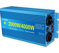 Onduleur LVYUAN, 5000W de puissance de crête, sortie d'onde sinusoïdale pure,4000W 12V220V nouveau
