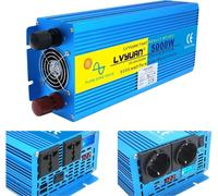 Onduleur LVYUAN, 5000W puissance de crête, sortie onde sinusoïdale pure,5000W 12V220V EU