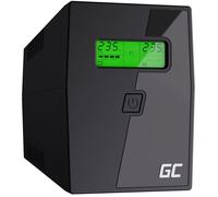 Onduleur Micropower 600VA Green Cell 360W, batterie 12V 7Ah, LCD, 2 prises Schuko