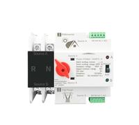 Onduleur monophasé 220 V sur rail DIN, ATS for onduleur photovoltaïque, double alimentation, sélecteur de transfert automatique, sans interruption, 2P(25 V)