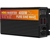 Onduleur, onde sinusoïdale pure, design compact, 4000W, 220V, 12V