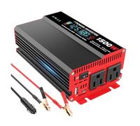 Onduleur Onduleur 2000 W 1500 W DC 12 V vers AC 120 V Transformateur De Prise US avec Charge USB Type-C Et Écran LCD Compact pour Camping-Car Power Inverter(US-12V-1500W)