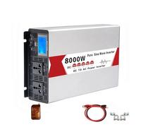 Onduleur Onduleur 6000W 8000W À Onde Sinusoïdale 12 V 24 V 48 V 60 V 72 V vers AC 220 V 60 Hz Convertisseur Fréquence Double Prise avec Port USB Power Inverter(72V,220V(60HZ) Uni,8KW REM)