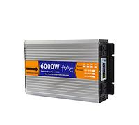 Onduleur Onduleur à économie sinusoïdale Pure 8000W 6000W DC 12V/24V à transformateur de tension ca convertisseur de puissance onduleur LED solaire Faible consommation d'énergie(6000W,60V)
