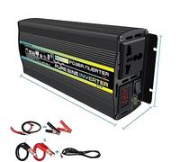 Onduleur Onduleur à onde sinusoïdale Pure 8000W DC 12v/24v/48v/60v à AC220 3000W 4000W 6000W transformateur de tension convertisseur de puissance onduleur solaire Faible consommation d'énergie(4000W,4