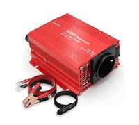 Onduleur Onduleur De Voiture 300 W 500 W DC 12 V AC 220 V Convertisseur De Chargeur Portable Extérieur Prise Allume-Cigare UE/Universelle Power Inverter(Red 500W EU)