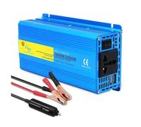 Onduleur Onduleur Sinusoïdal Pur 2000 W Convertisseur Tension 12 V/24 V CC vers 220 V/230 V CA Adaptateur Charge Prise UE Power Inverter(12V 60Hz EU)
