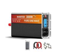 Onduleur Onduleur Sinusoïdal Pur 3000 W, Convertisseur 12 V CC vers 220 V pour Camping-Car Familial, Système Solaire Hors Réseau Power Inverter(24V,Peak Power 3000W)