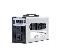 Onduleur Onduleur Sinusoïdal Pur 3000 W Convertisseur De Tension 50/60 Hz 12/24/48/60/72 V CC vers 110/220 V CA pour Voiture Solaire avec LED Power Inverter(72V,230V(50HZ) EU,3KW)