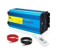 Onduleur Onduleur Sortie AC127V/220V pour Caravanes Camping en Plein Air pour Système D'énergie Solaire À Onde Sinusoïdale Convertisseur Puissant 60 Hz Transformateur(24V 220V 60Hz,8000W Peak RC)