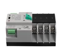 Onduleur photovoltaïque ATS 4P sur rail DIN avec double alimentation et inverseur automatique 125 A pour énergie solaire.