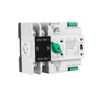 Onduleur photovoltaïque ATS rail 2P 3P 4P, double puissance, commutateur de sélection de conversion automatique, ininterrompu, 63A, 100A, 125A, énergie solaire photovoltaïque(2P,125A PV)