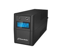 PowerWalker VI 650SE LCD/IEC - Onduleur - CA 230 V - 360 Watt - 650 VA - 7 Ah - USB - connecteurs de sortie : 4 - noir