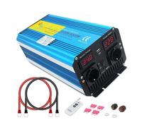 Onduleur Puissance Onduleur Sinusoïdal Pur 4 KW-7 KW 12 V CC 24 V CA 220 V 230 V pour Maison Et Extérieur avec Télécommande Intelligente(12V,A 6000W)