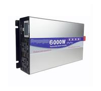 Onduleur Puissance Onduleur Sinusoïdal Pur 6000W 8000W 12V-72V CC vers 110V/220V CA Convertisseur Portable Batterie Externe Énergie Solaire Domestique avec Port USB(6000W,72V,220V(60HZ))