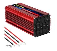 Onduleur Puissance Onduleur Sinusoïdal Pur 8000 W 7000 W 6000 W Prise UE avec Écran LCD Intelligent Convertisseur Tension CC 12 V vers CA 220 V 50 Hz(10000W EU)