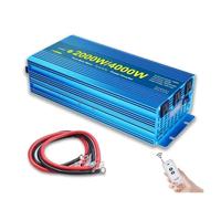 Onduleur Puissance Onduleur Sinusoïdal Pur CC vers CA Panneau Solaire Domestique/extérieur Convertisseur Puissance Intelligent À Affichage LED Voiture 1000 W À 4000 W(B 12V110V 4000W Peak)