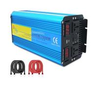 Onduleur Puissance Onduleur Solaire À Onde Sinusoïdale 7000 W 12 V/24 V 220 V Convertisseur Tension Affichage LED Chargement USB Double Prise(24V,220-240V 50Hz,Universal)