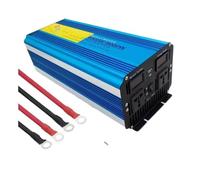 Onduleur Puissance Onduleur Solaire pour Voiture, Double Prise Universelle Affichage LED Onduleur Sinusoïdal Pur 12/24/48 V 4000/8000 W(12V 220V 8000W)