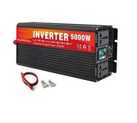 Onduleur Puissance Onduleur Voiture 5000 W À Onde Sinusoïdale Double Prise Écran LCD Convertisseur Tension CC 12 V/24 V vers CA 110 V/220 V(12V,240V 50HZ,Europe)