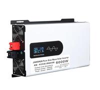 Onduleur pur sinus 5000W-12000W 12V-96V, Inverter solaire haute efficacité, Sécurité intégrée, Refroidissement actif, Affichage numérique, Pour Véhicule et Usage Solaire(6000W,12V)