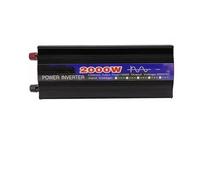 Onduleur Pur Sinus Convertisseur De Tension 50/60 Hz pour Voiture Solaire Onduleur À Onde Sinusoïdale LED 2000 W 3000 W 4000 W DC 12V 24V 48V vers AC 220 V(12V,50HZ,2000W EU)