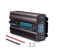 Onduleur Pur Sinus Onduleur À Onde Sinusoïdale 12v/24v/48v/60v/72v DC À 110v/220v AC 6000W 5000W 4000W 3000W 1600W pour Installation Solaire Voiture(12V,220V 60Hz,5000W Gray)