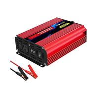 Onduleur Pur Sinus Onduleur Sinusoïdal Pur 12 V/24 V vers 110 V CA Convertisseur Puissance 16000 W/4000 W 60 Hz avec LED Et Prise Américaine Accessoires pour Voiture
