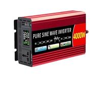 Onduleur Pur Sinus Onduleur Sinusoïdal Pur 4000 W 5000 W 3000 W 2000 W 12 V/24 V 110 V/220 V CC vers CA 50/60 Hz Convertisseur Puissance Portable Écran LCD(24V,220V 50HZ,4000W LCD)