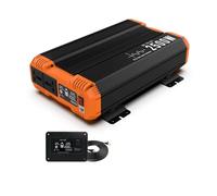Onduleur Pur Sinus Onduleur Sinusoïdal Pur 6,0 KW 4,0 KW 2,4 KW - DC 12 V/24 V vers AC 220 V - Écran LCD - Télécommande pour Camping-Cars Et Maisons