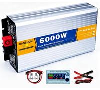 Onduleur Sinus Pur 1500W 2000W 2500W 3000W 4000W DC 12V vers AC 220-240V | Pour Véhicule De Loisir Système Solaire Hors Réseau(6000W,72V to 220V)