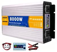 Onduleur Sinus Pur 1500W 2000W 2500W 3000W 4000W DC 12V vers AC 220-240V | Pour Véhicule De Loisir Système Solaire Hors Réseau(8000W,24V to110V)