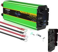Onduleur sinusoïdal pur, 2000W à 4000W de puissance continue, sortie de charge USB, 8000 W en pointe, DC12V, 220-240 V prise EU