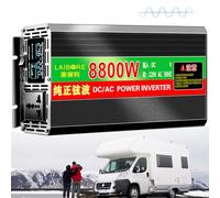 Onduleur sinusoïdal Pur 2800 W-20000 W CC 12 V-72 V vers 110 V/220 V CA for Stockage d'énergie Solaire, Camping-Car, Camping-Car et Maison(8800w 12Vto110V)